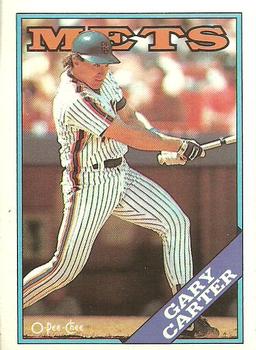 1988 O-Pee-Chee Baseball Cards 157     Gary Carter